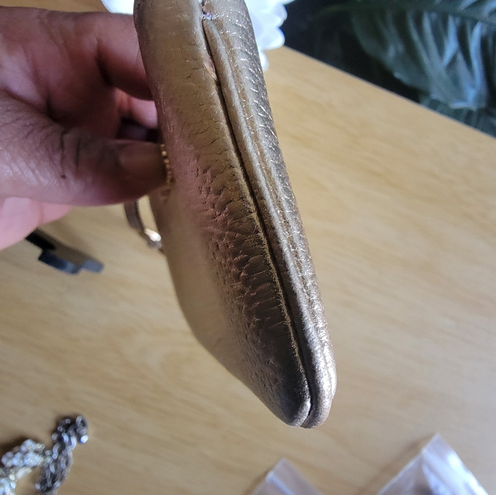 Michael Kors Metallic Gold Wristlet - Picture 6 of 10